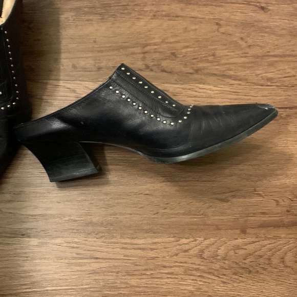 Black MIA Mike boot with silver studs size 8 and half - Picture 2 of 8